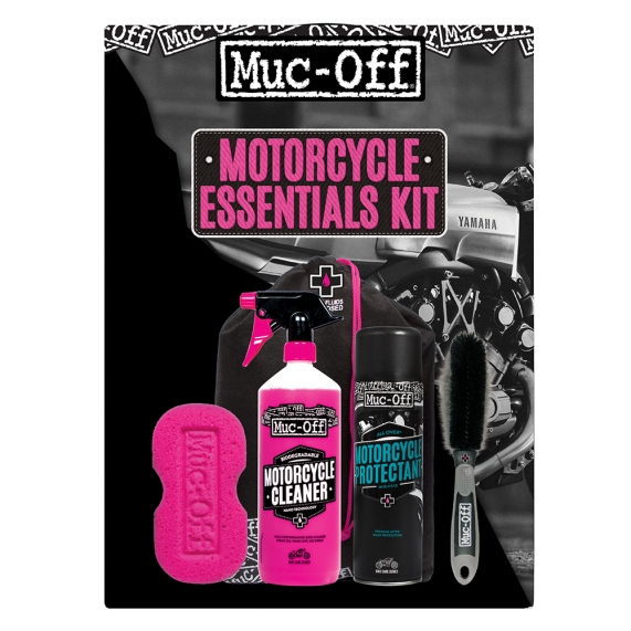 MUC-OFF MOTORCYCLE CARE ESSENTIALS KIT MUC-OFF MOTORCYCLE CARE ESSENTIALS KIT origine AZMOTORS 