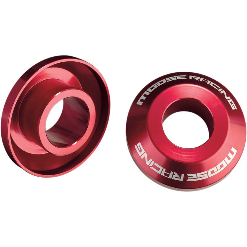 SET ENTRETOISE DE ROUE ARRIERE MOOSE RACING ANODISE ROUGE SET ENTRETOISE DE ROUE ARRIÈRE À MONTAGE RAPIDE BETA RR 4T/2T origine BETA -DISPO