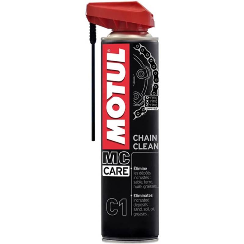 NETTOYANT DEGRAISSANT CHAINE/MOTEUR MOTUL C1 CHAIN CLEAN (AEROSOL 400ML) NETTOYANT DEGRAISSANT CHAINE/MOTEUR MOTUL C1 CHAIN CLEAN (AEROSOL 400ML) origine MOTUL 