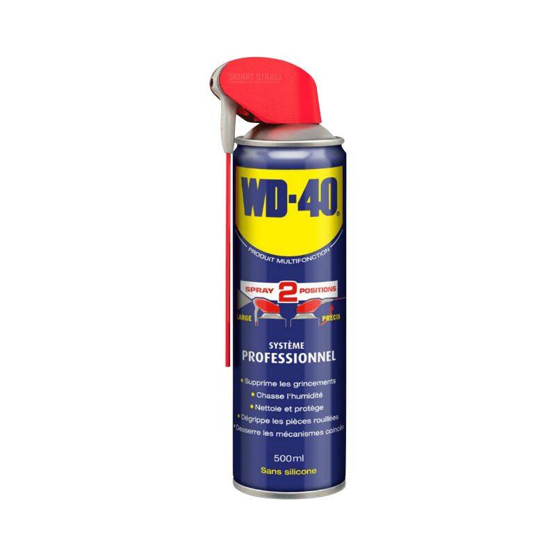 LUBRIFIANT WD-40 MULTIFONCTIONS (AEROSOL 500ml) AVEC SYSTEME PROFESSIONNEL LUBRIFIANT WD-40 MULTIFONCTIONS (AEROSOL 500ml) AVEC SYSTEME PROFESSIONNEL origine AZMOTORS -DISPO