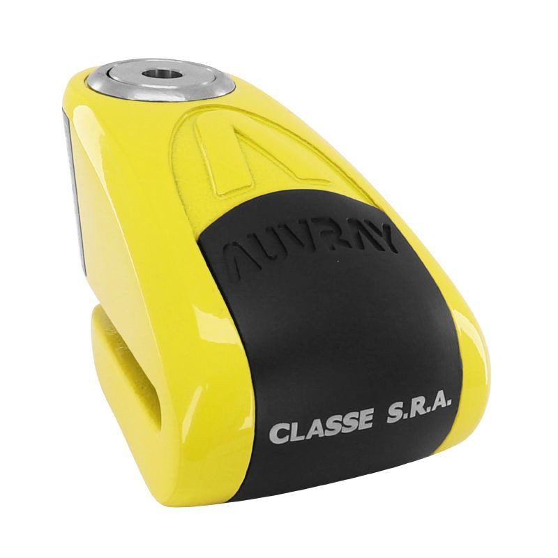 ANTIVOL BLOQUE DISQUE AUVRAY B-LOCK AVEC ALARME SONORE DIAM 10mm JAUNE (CLASSE SRA) ANTIVOL BLOQUE DISQUE AUVRAY B-LOCK AVEC ALARME SONORE DIAM 10mm JAUNE (CLASSE SRA) origine AZMOTORS 