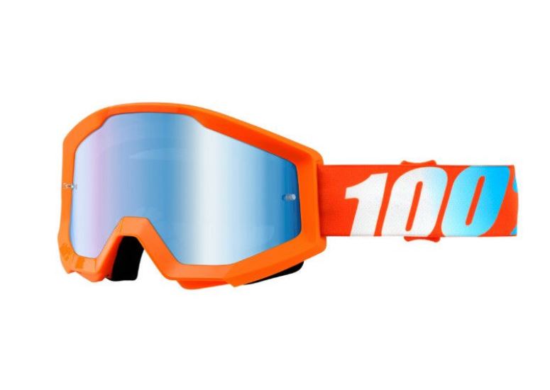 MASQUE/LUNETTES CROSS 100% STRATA ORANGE ECRAN IRIDIUM/MIROIR ANTI-BUEE/ANTI-RAYURES
Nom Du Produit	MASQUE
Nom Du Produit Associé	LUNETTES DE CASQUE
Utilisation Du Produit	TOUS
Type	CROSS
Modèle Du Produit	STRATA
Version	ORANGE
Sous-Famille Produit	LUNETTES
Famille Produit	EQUIPEMENTS PILOTE (MOTORISE)
Conditionnement	(VENDU A L