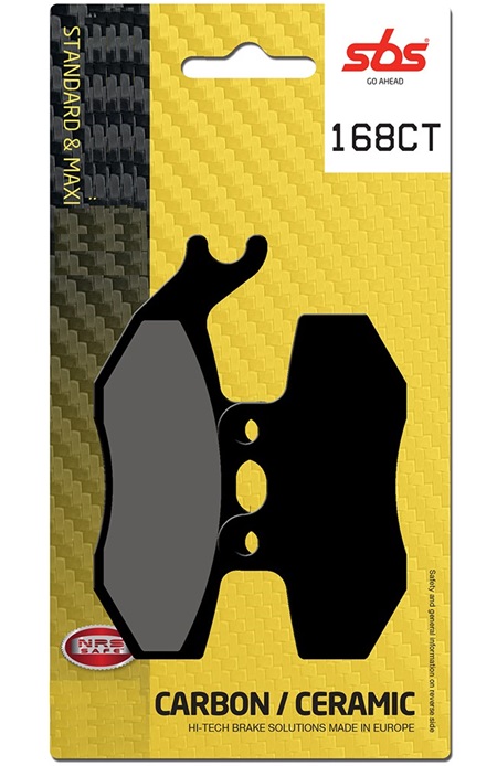 JEU DE PLAQUETTES DE FREIN SBS CT CARBON TECH 168CT JEU DE PLAQUETTES DE FREIN SBS 168CT RR BETA POUR MOTARD RR 50 2T SPORT/TRACK(2005-2021),RR50 SPORT/RACING (2005-2021),ENDURO RR/RE/MOTARD 125 4T (2009-2016) origine BETA -DISPO