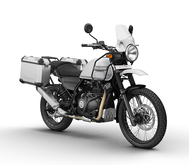 VALISES HIMALAYAN ALUMINIUM 26L (Argent)
 VALISES HIMALAYAN ALUMINIUM 26L (Grise)
 origine ROYAL ENFIELD 