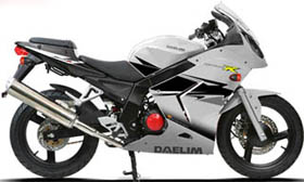 Pièces Moto DAELIM ROADSPORT 125cc
