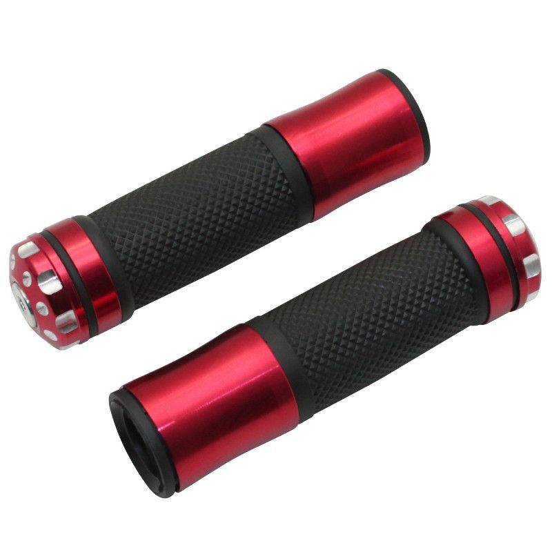 REVETEMENT POIGNEE AVOC MOTO ON ROAD R375 ROUGE CLOSED END 130mm (PAIRE) REVETEMENT POIGNEE AVOC MOTO ON ROAD R375 ROUGE CLOSED END 130mm (PAIRE) origine AZMOTORS -DISPO