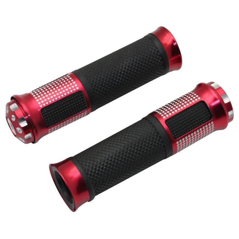 REVETEMENT POIGNEE AVOC MOTO ON ROAD R383 ROUGE CLOSED END 135mm (PAIRE) REVETEMENT POIGNEE AVOC MOTO ON ROAD R383 ROUGE CLOSED END 135mm (PAIRE) origine AZMOTORS -DISPO