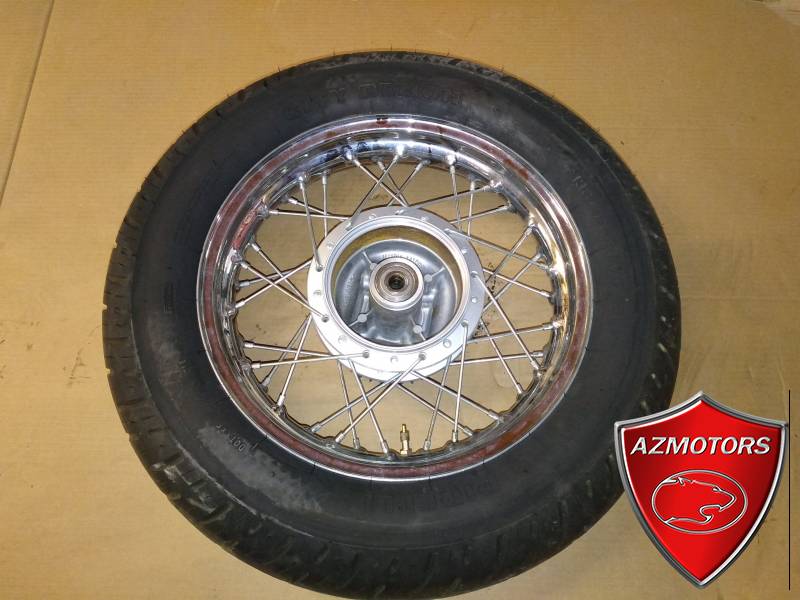 ROUE ARRIERE AVEC PNEU ET COURONNE (KYMCO) OCCASION ROUE ARRIERE AVEC PNEU ET COURONNE (ZING) OCCASION origine KYMCO -DISPO