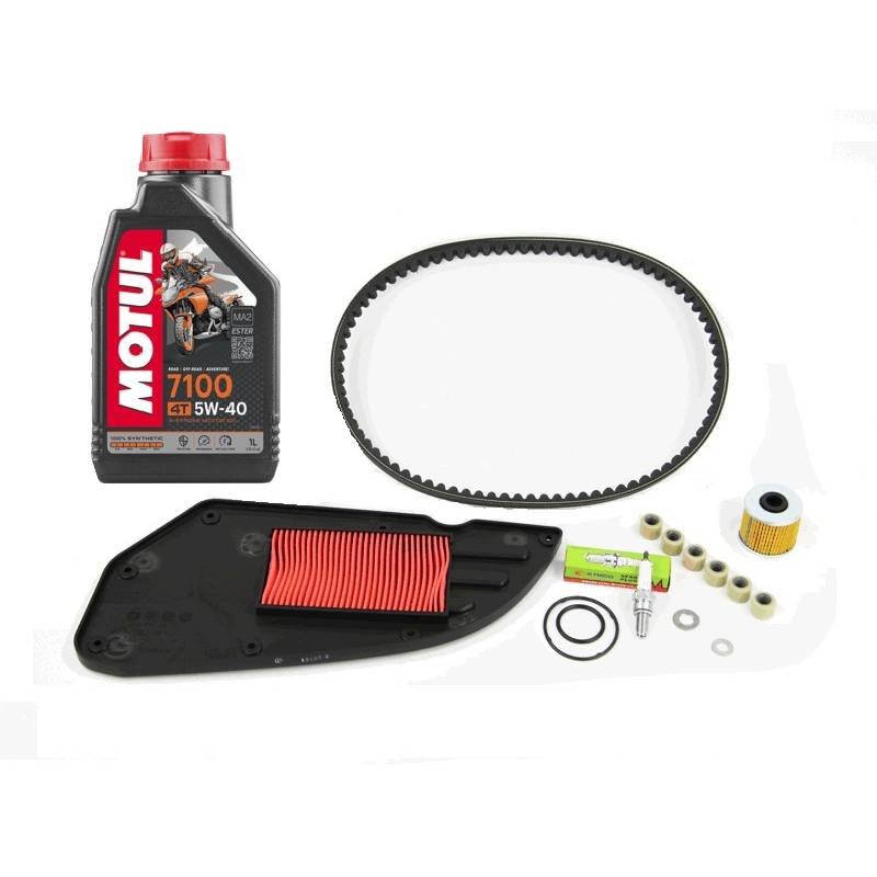 PACK ENTRETIEN COMPLET DTX 125 (SK25SC)+ HUILE MOTUL 7100 5W40 (1L)