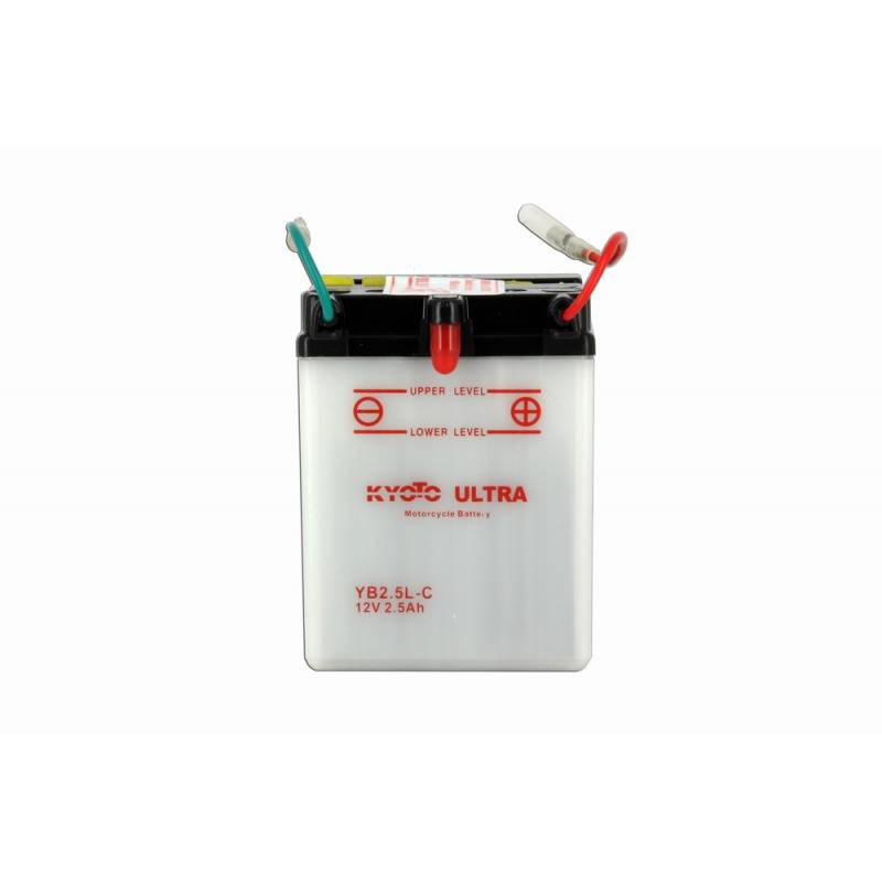 Kyoto - Batterie YB2-5L-C Livrée Avec Pack Acide Batterie Yb2.5l-c
L 81mm W 71mm H 106mm
12v 2.5ah Acide 0,24l origine AZMOTORS 