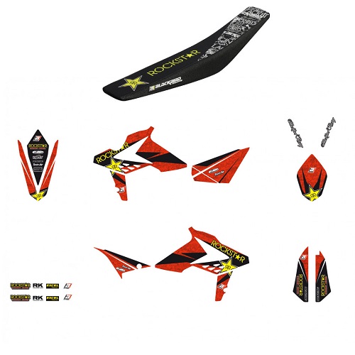 KIT COMPLET ROCKSTAR ENERGY BETA ENDURO RR 2013-17 BLACKBIRD RACING BETA RR 2T,4T - KIT COMPLET ROCKSTAR ENERGY BLACKBIRD - MODÈLES 2013-17 origine BETA 