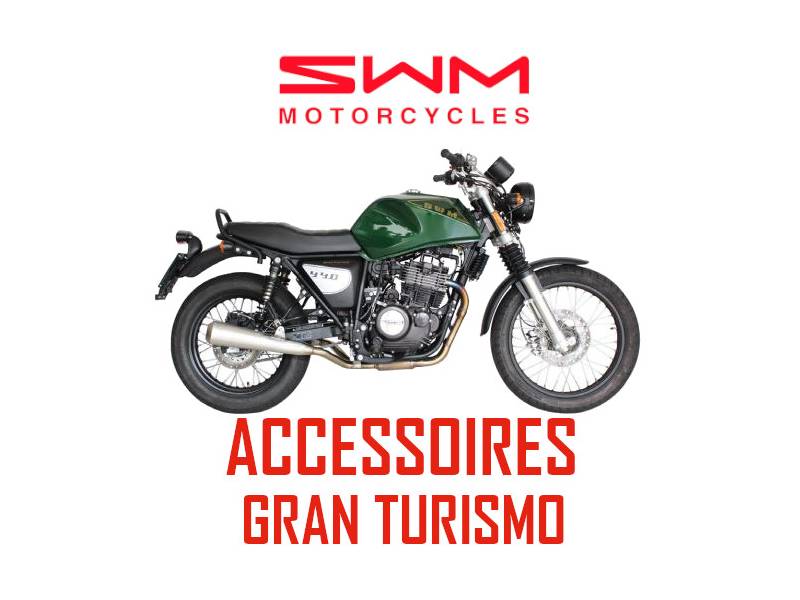 ACCESSOIRES SWM GRAN TURISMO 440 LES ACCESSOIRES SWM GRAN TURISMO 440 EURO3 ET EURO4 origine SWM -DISPO