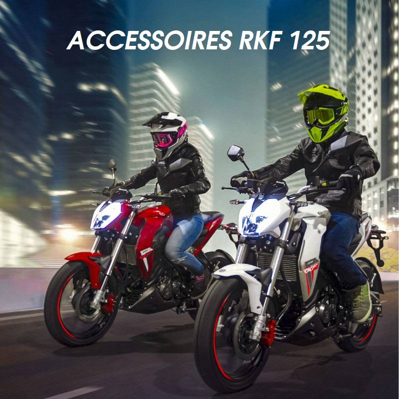 ACCESSOIRISER VOTRE naked RKF 125, Avec son look audacieux et accrocheur