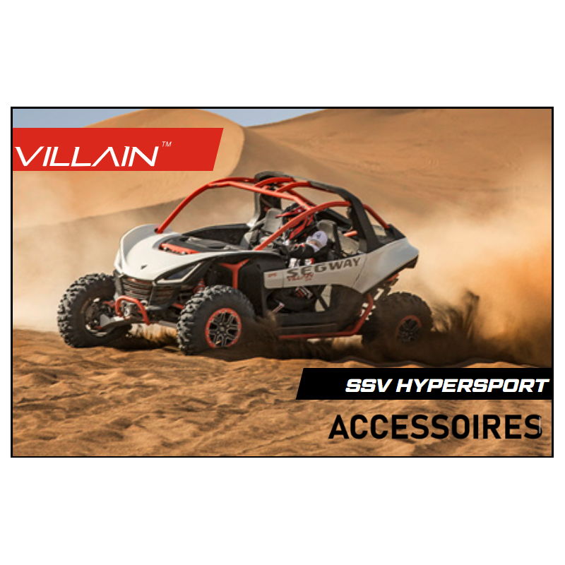 ACCESSOIRES SSV VILLAIN LE BUGGY SEGWAY VILLAIN - CONQUÉRIR L'AVENTURE AVEC STYLE ET PUISSANCE ! origine SEGWAY -DISPO