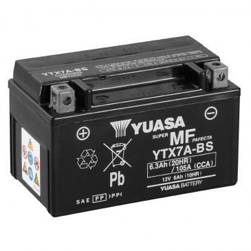 BATTERIE YTX7A YUASA - SYM BATTERIE YTX7A YUASA - SYM origine SYM -DISPO