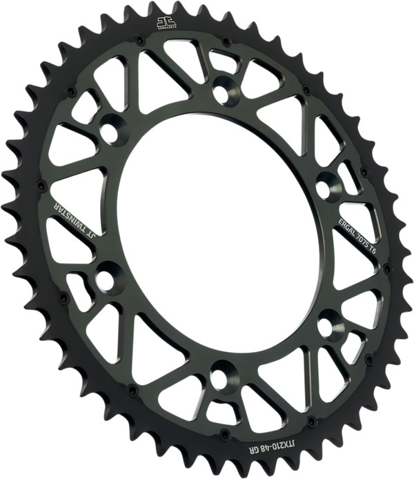 COURONNE DE TRANSMISSION 47 DENTS ALU BI MATIERE BETA SPROCKET COURONNE DE TRANSMISSION BETA - 47 DENTS/520 ALU BI MATIERE JT SPROCKETS origine BETA -DISPO