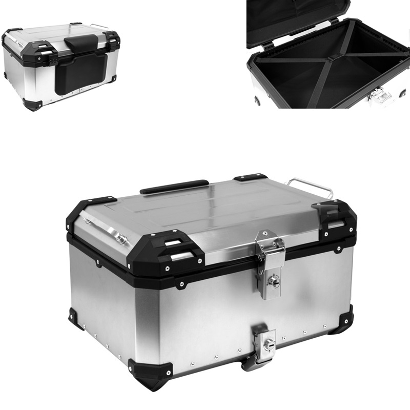 TOPCASE ALUMINIUM COULEUR ALU 55L - X-PLOR TOPCASE ALUMINIUM COULEUR ALU 55L - X-PLOR origine  