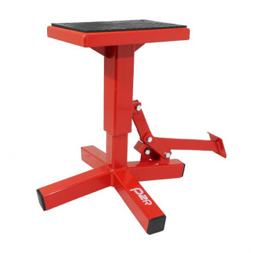 LEVE/PONT MOTO CROSS P2R STAND A PEDALE ACIER ROUGE (HAUTEUR min 320mm/max 400mm) LEVE/PONT MOTO CROSS P2R STAND A PEDALE ACIER ROUGE (HAUTEUR min 320mm/max 400mm) origine AZMOTORS 