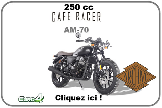 PIECE ARCHIVE CAFER RACER 250cc AM-70 EURO4