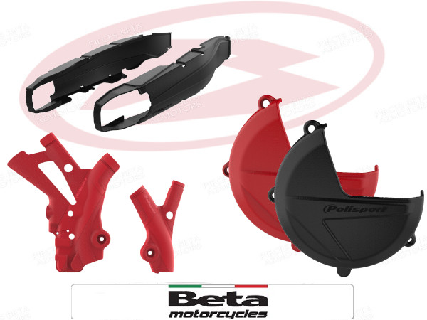 PROTECTIONS BETA RR  PROTECTIONS PARTIE CYCLE, CARENAGES BETA RR 4T origine BETA 