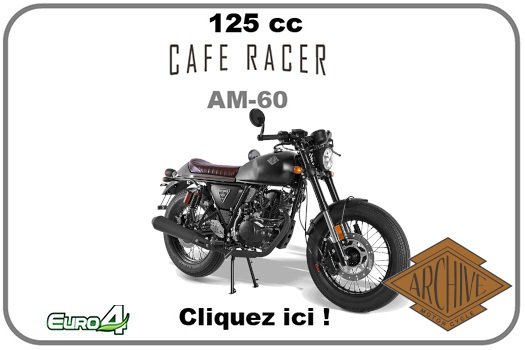 PIECE CAFER RACER 125cc AM60 ARCHIVE EURO4