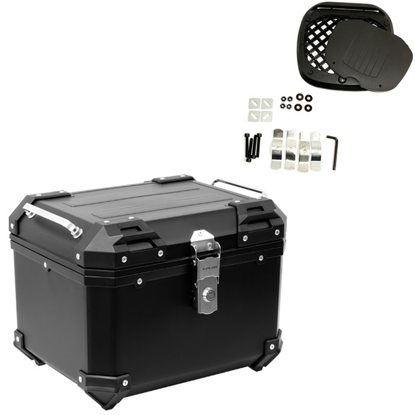 TOPCASE PLASTIQUE COULEUR NOIR 38L - X-PLOR TOPCASE PLASTIQUE COULEUR NOIR 38L - X-PLOR origine  