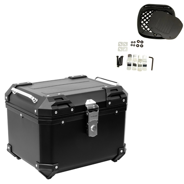 TOPCASE PLASTIQUE COULEUR NOIR 30 LITRES - X-PLOR TOPCASE PLASTIQUE COULEUR NOIR 30L- X-PLOR origine  