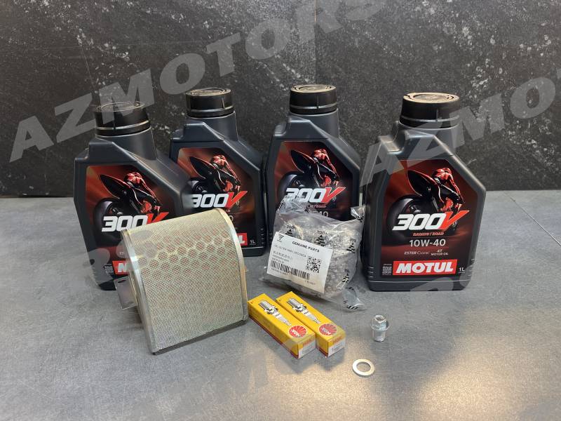 KIT ENTRETIEN COMPLET MOTEUR VOGE 500 R/DS ET HUILE MOTUL 300V 4T 10W-40 - (4L)   origine  -DISPO