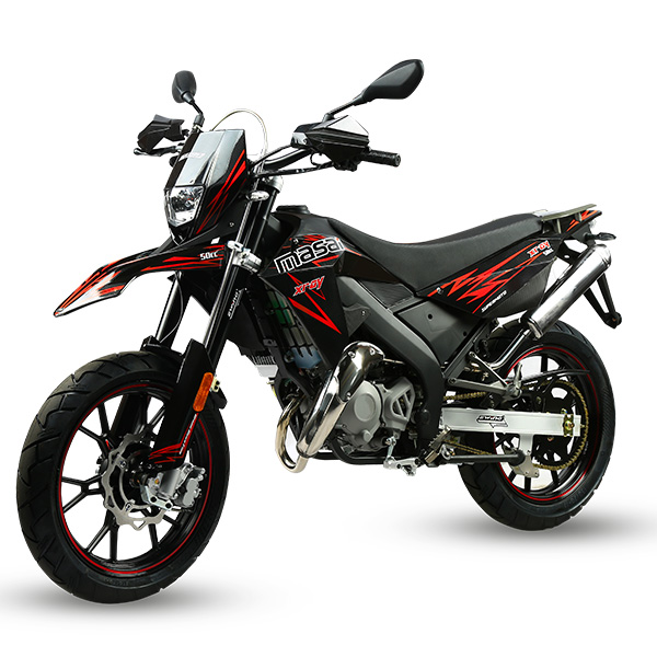 MOTO Masai SUPERMOTARD X-RAY 50 VUE 2 MOTO Masai SUPERMOTARD X-RAY 50 NOIR * hors frais de mise en route et d`immatriculation.

 origine MASAI 