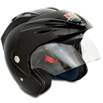 165-M-5 - CASQUE BULLE XB-1 TM NOIR (57-58cm)