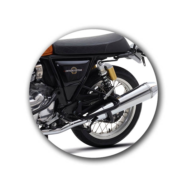 PROTECTION ECHAPPEMENT GAUCHE PROTECTION ECHAPPEMENT GAUCHE origine ROYAL ENFIELD 