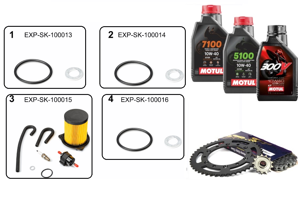 .STAND MAINTENANCE KITS ENTRETIENS BRIXTON 125 BX ABS CBS E5