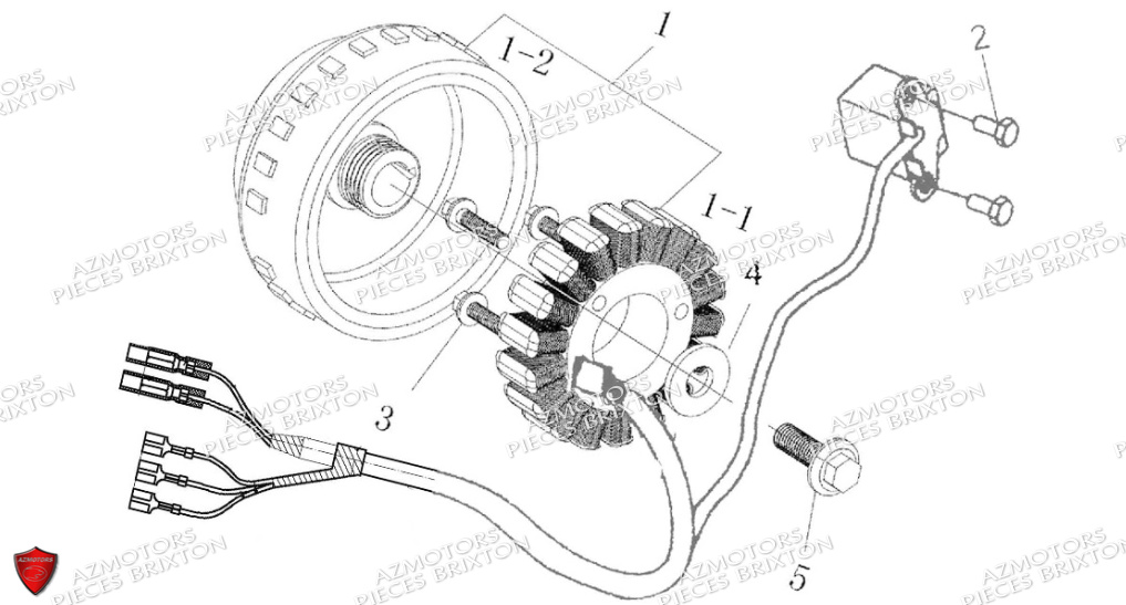 GENERATEUR BRIXTON 125 BX ABS CBS E5