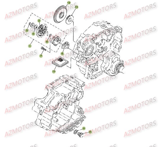 CIRCUIT DE LUBRIFICATION BETA 125 SM 08