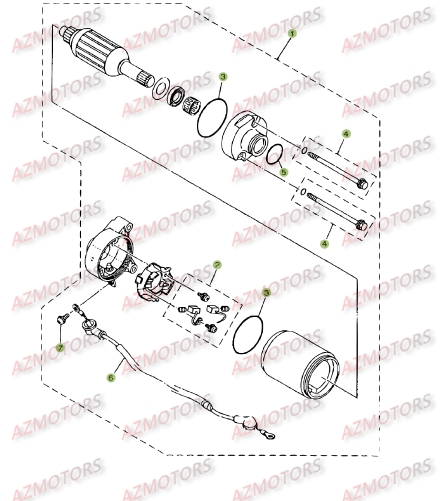 DEMARRAGE ELECTRIQUE.2 BETA 125 SM 09