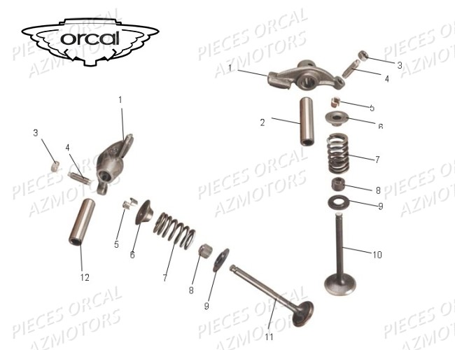 Culbuteur Soupapes ORCAL 