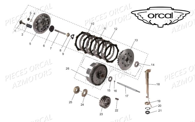 Embrayage ORCAL 