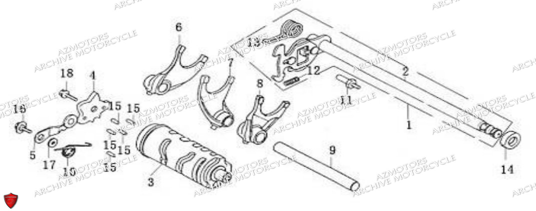 Barillet De Selection ARCHIVE MOTO PIECE ARCHIVE CAFER RACER 250cc AM-70 EURO4