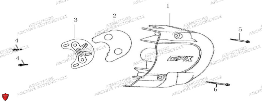 Cache Pignon De Sortie Boite ARCHIVE PIECE ARCHIVE CAFER RACER 250cc AM-70 EURO4