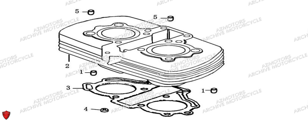 Cylindre ARCHIVE MOTO PIECE ARCHIVE CAFER RACER 250cc AM-70 EURO4