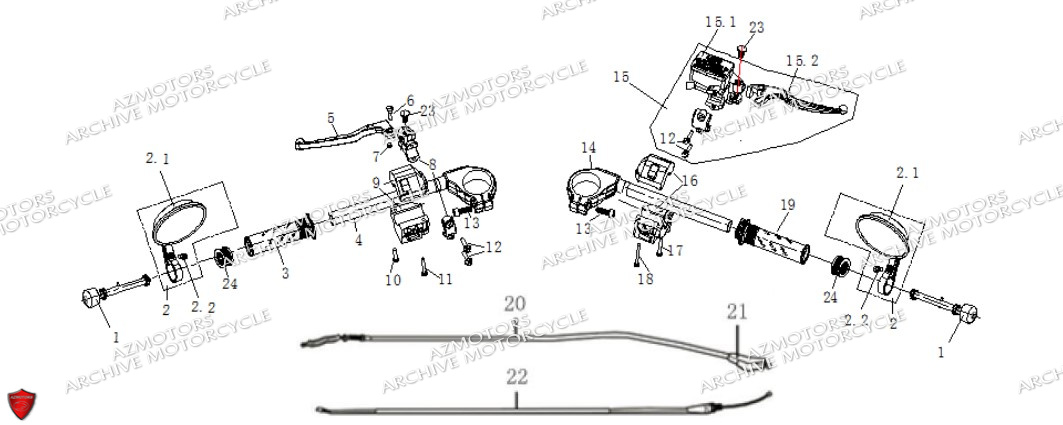 GUIDON CAFE RACER ARCHIVE MOTO 250 CAFER RACER AM 70