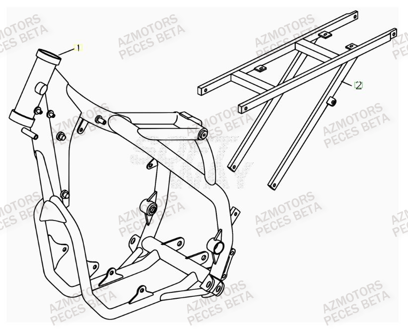 CHASSIS BETA 525 RR 2007