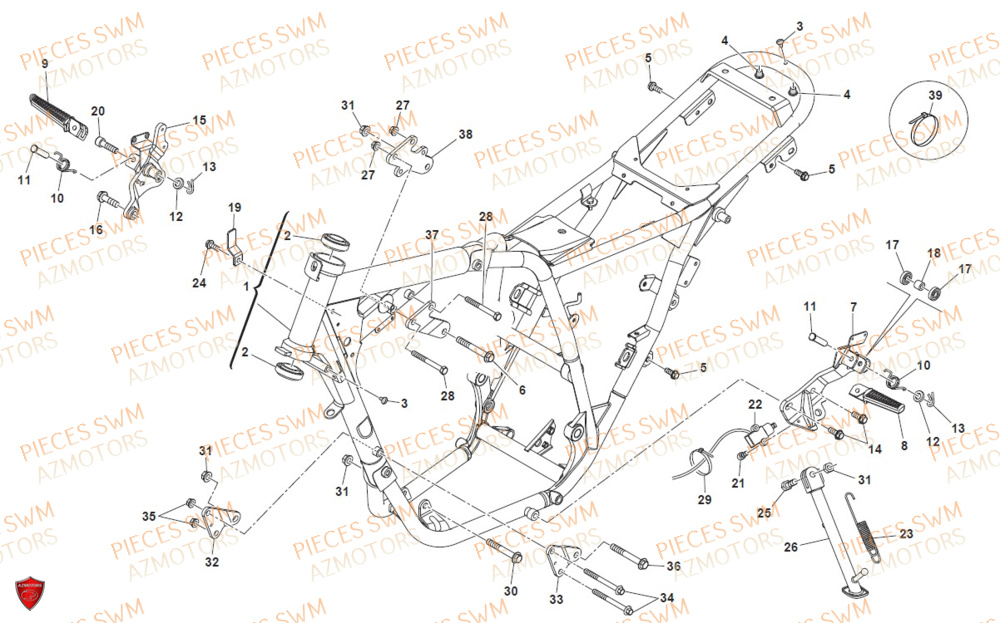 Chassis SWM Pieces SWM Origine ACE OF SPADES 500 (2020)
