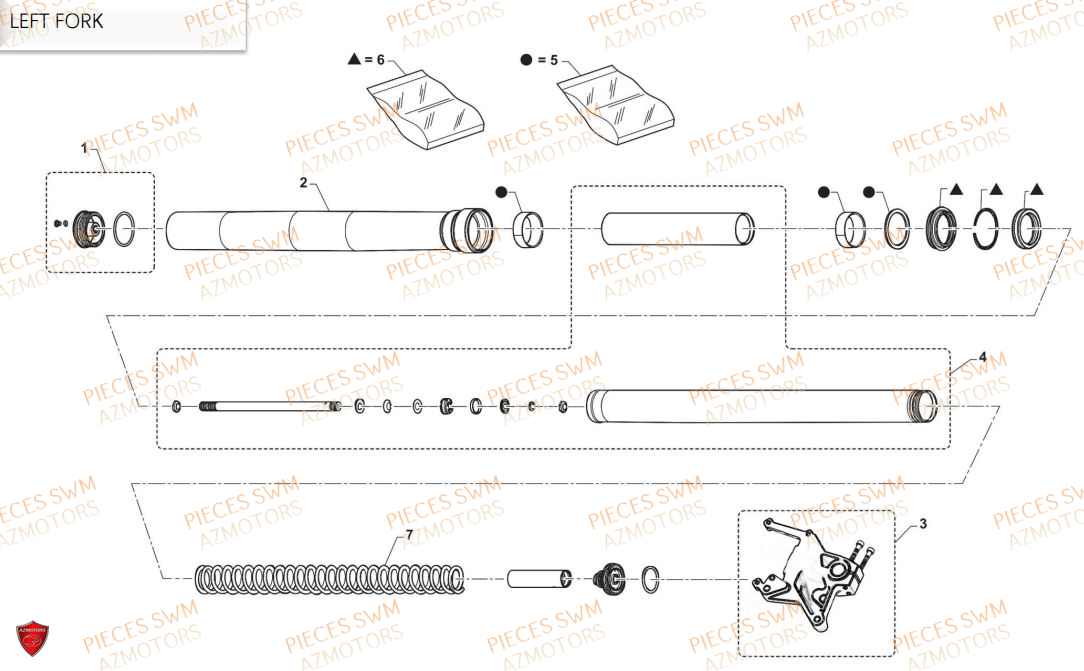 FOURCHE GAUCHE SWM ACE OF SPADES 125R V