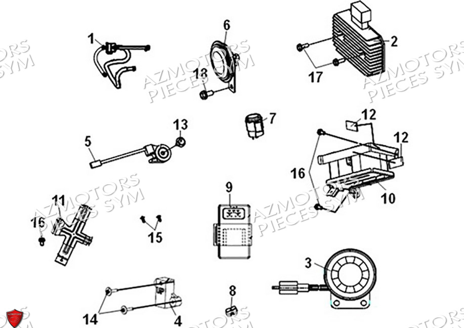 Systeme Electrique Regulateur SYM Pièces ADX 300 (TEA30T1CN-EU) - 2024