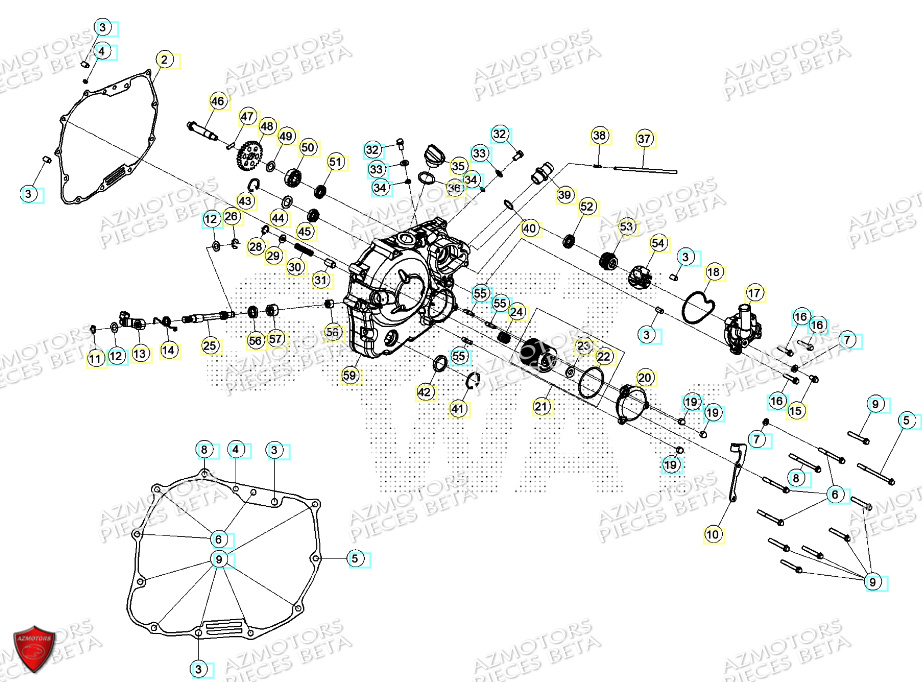 Couvercle Embrayage BETA Pièces ALP 4.0 350 4T - 2024