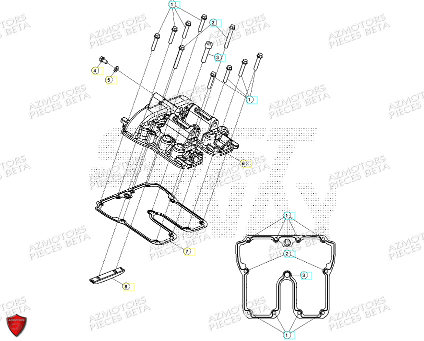 COUVRE CULASSE BETA ALP 4 350 4T 2024