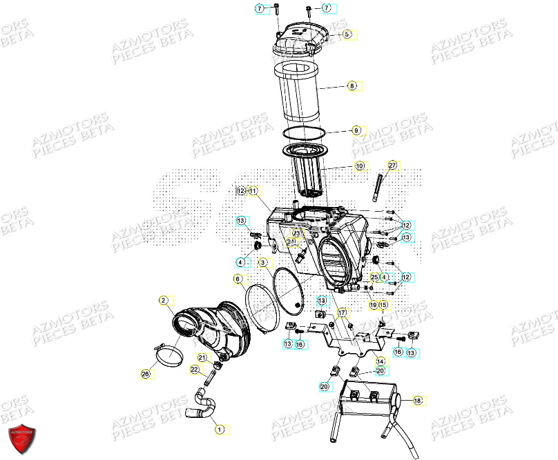 FILTRE A AIR BETA ALP 4 350 4T 2024