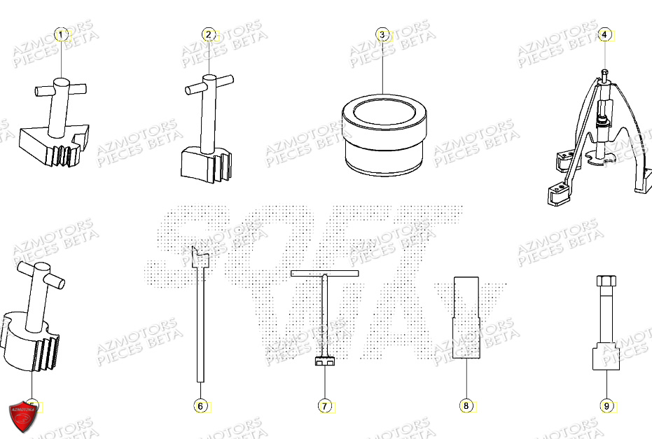 Outillage Special BETA Pièces ALP 4.0 350 4T - 2024