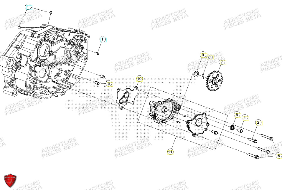 POMPE A HUILE BETA ALP 4 350 4T 2024